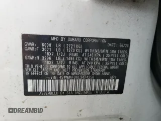 2020 Subaru Ascent Premium z VIN 4S4WMAFD6L3474256, wystawiony jako Copart lot #56728905 z przebiegiem 102 592 mil mil oraz Szkody całkowita. Historia ofert i sprzedaży dostępna na DreamBid. Obrazek 14.