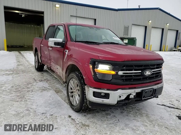 2024 Ford F-150 XLT with VIN 1FTEW3LPXRKE09347, listed as a Copart auction lot 42101375 with 2,301 mi miles and Salvage Title. Bid and sale history available at carsss.com. Image 10.