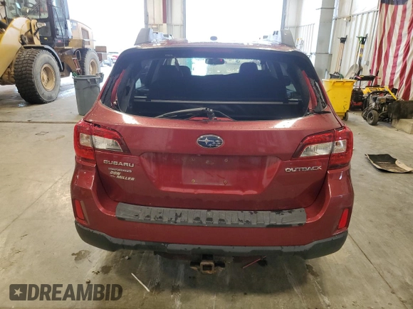 2015 Subaru Outback Limited with VIN 4S4BSBLC5F3219978, listed as a Copart auction lot 55256945 with 212,289 mi miles and Non Repairable. Bid and sale history available at DreamBid. Image 6.