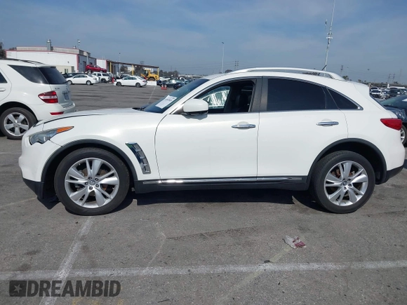 2012 Infiniti FX35 with VIN JN8AS1MU8CM122544, listed as a IAAI auction lot 41607649 with 152,415 mi miles. Bid and sale history available at carsss.com. Image 14.