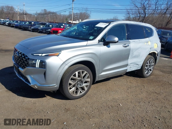 2023 Hyundai Santa Fe Calligraphy with VIN 5NMS5DAL7PH624396, listed as a IAAI auction lot 41747848 with 13,734 mi miles. Bid and sale history available at carsss.com. Image 23.