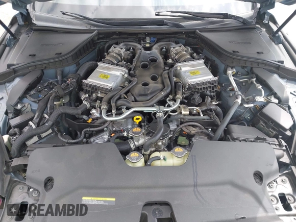 2022 Infiniti Q50 Red Sport 400 with VIN JN1FV7DP3NM370129, listed as a IAAI auction lot 42117906 with 58,607 mi miles and . Bid and sale history available at DreamBid. Image 10.