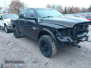 2013 Ram 1500 Outdoorsman with VIN 1C6RR7LT4DS677162, listed as a IAAI auction lot 41652523 with 151,958 mi miles. Bid and sale history available at carsss.com. Image 1.