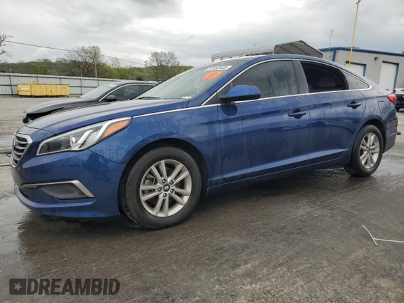 2016 Hyundai Sonata 2.4L with VIN 5NPE24AF4GH339559, listed as a Copart auction lot 52952445 with 135,261 mi miles and Salvage Title. Bid and sale history available at carsss.com. Image 1.