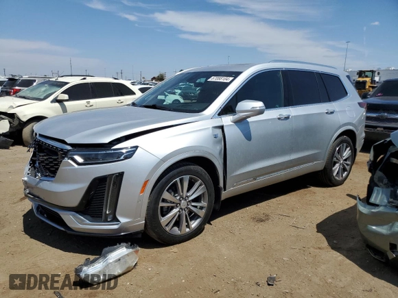 2020 Cadillac XT6 AWD Premium Luxury with VIN 1GYKPDRS1LZ189168, listed as a Copart auction lot 67088104 with 40,390 mi miles and Salvage Title. Bid and sale history available at carsss.com. Image 1.