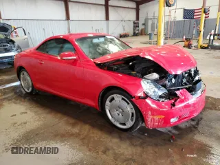 2003 Lexus SC 430 with VIN JTHFN48Y530035763, listed as a Copart auction lot 45680075 with 144,790 mi miles and Salvage Title. Bid and sale history available at DreamBid. Image 4.