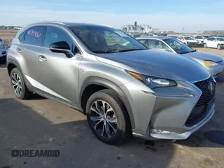 2015 Lexus NX 200t with VIN JTJBARBZ2F2002932, listed as a IAAI auction lot 41797857 with 205,902 mi miles. Bid and sale history available at carsss.com. Image 1.