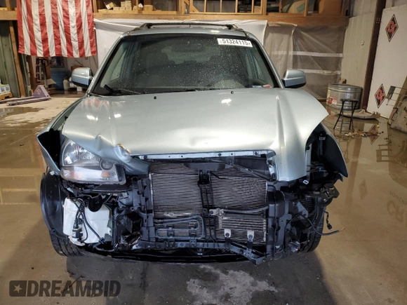 2007 Hyundai Tucson SE with VIN KM8JN12D27U491472, listed as a Copart auction lot 51324115 with 106,894 mi miles and Salvage Title. Bid and sale history available at carsss.com. Image 5.