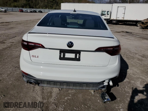 2024 Volkswagen Jetta 40th Anniversary Edition с VIN 3VW8T7BU6RM066157, выставлен на аукционе Copart как лот 79116524 с пробегом 2 101 миль миль и Списание • Salvage title. История ставок и продаж доступна на DreamBid. Изображение 6.