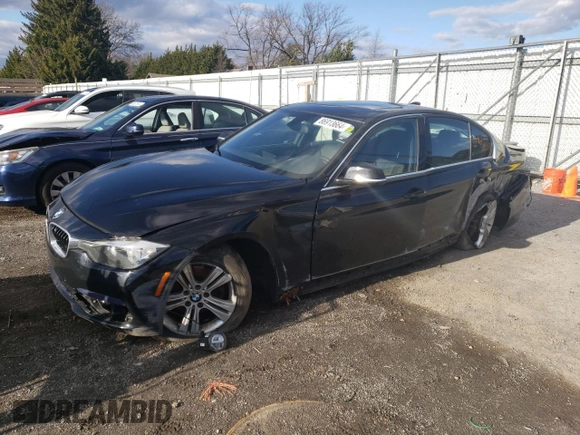 2017 BMW 3 Series 330i with VIN WBA8B9G31HNU57168, listed as a Copart auction lot 86913664 with 0 mi miles and Salvage Title. Bid and sale history available at carsss.com. Image 1.