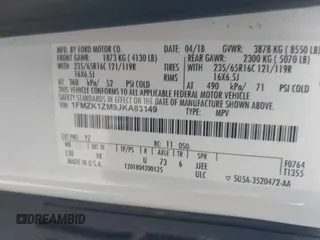 2018 Ford Transit Passenger XL с VIN 1FMZK1ZM9JKA83149, выставлен на аукционе IAAI как лот 42176852 с пробегом 40 042 миль миль и . История ставок и продаж доступна на DreamBid. Изображение 9.