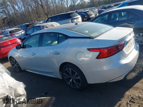 2016 Nissan Maxima 3.5 SV with VIN 1N4AA6APXGC437163, listed as a IAAI auction lot 41852359 with 152,000 mi miles. Bid and sale history available at carsss.com. Image 14.