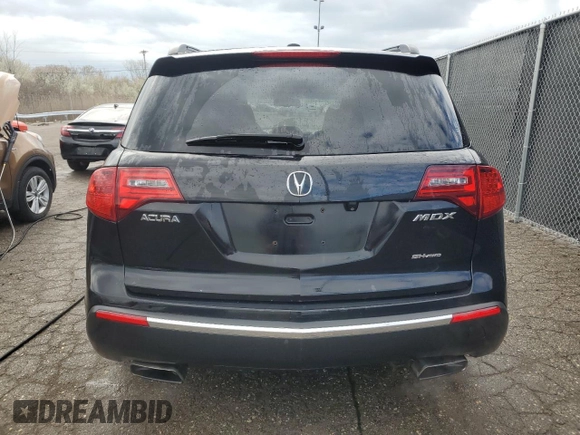 2011 Acura MDX Tech Pkg with VIN 2HNYD2H64BH503437, listed as a Copart auction lot 53913015 with 168,959 mi miles and Clean Title. Bid and sale history available at carsss.com. Image 6.