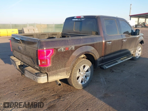 2018 Ford F-150 XL with VIN 1FTEW1EG7JKC03490, listed as a IAAI auction lot 41819970 with 102,375 mi miles and . Bid and sale history available at DreamBid. Image 4.