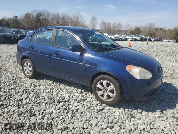 2006 Hyundai Accent GLS with VIN KMHCN46C56U042703, listed as a Copart auction lot 48938265 with 167,661 mi miles and Salvage Title. Bid and sale history available at carsss.com. Image 4.