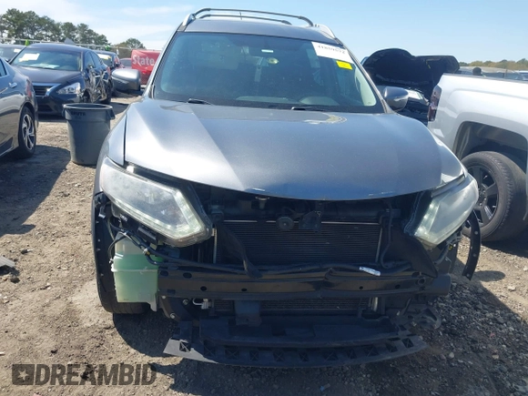 2015 Nissan Rogue SV with VIN KNMAT2MT0FP571306, listed as a IAAI auction lot 41859572 with 162,948 mi miles and . Bid and sale history available at carsss.com. Image 6.