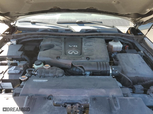 2019 Infiniti QX80 LUXE with VIN JN8AZ2NF5K9682220, listed as a Copart auction lot 48573945 with 41,047 mi miles and Salvage Title. Bid and sale history available at carsss.com. Image 12.