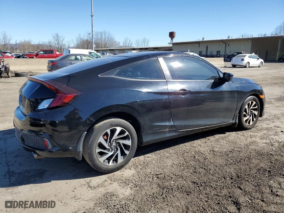 2016 Honda Civic Coupe LX-P with VIN 2HGFC4B02GH309272, listed as a Copart auction lot 48187615 with 102,967 mi miles and Salvage Title. Bid and sale history available at carsss.com. Image 3.