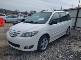 2005 Mazda MPV LX with VIN JM3LW28J650556302, listed as a IAAI auction lot 41775254 with 263,789 mi miles. Bid and sale history available at carsss.com. Image 2.