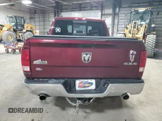 2018 Ram 1500 SLT with VIN 1C6RR7LT9JS337937, listed as a Copart auction lot 47976435 with 75,587 mi miles and Salvage title. Bid and sale history available at DreamBid. Image 6.