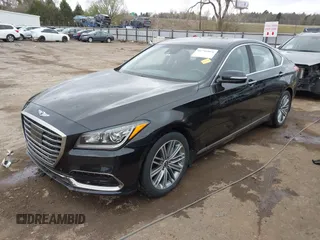 2019 Genesis G80 3.8L with VIN KMHGN4JE3KU286631, listed as a IAAI auction lot 41796968 with 25,230 mi miles and . Bid and sale history available at DreamBid. Image 17.