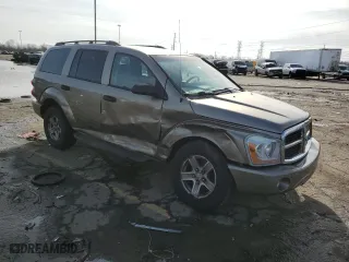 2006 Dodge Durango SLT with VIN 1D4HD48N06F187408, listed as a Copart auction lot 51671385 with 243,019 mi miles and Salvage Title. Bid and sale history available at carsss.com. Image 4.