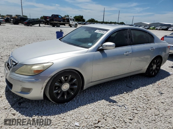2009 Hyundai Genesis with VIN KMHGC46EX9U023528, listed as a Copart auction lot 67664594 with 168,562 mi miles and Salvage Title. Bid and sale history available at carsss.com. Image 1.