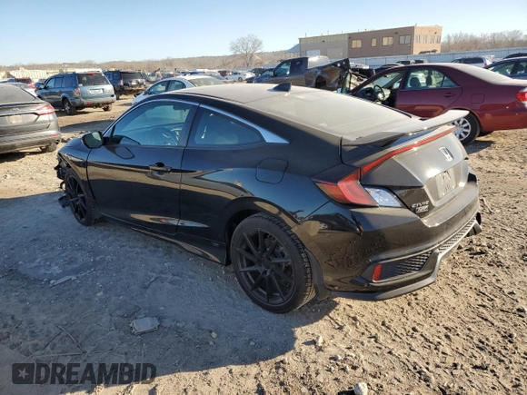 2018 Honda Civic Si Coupe with VIN 2HGFC3A58JH750144, listed as a Copart auction lot 81594994 with 84,340 mi miles and Salvage Title. Bid and sale history available at carsss.com. Image 2.