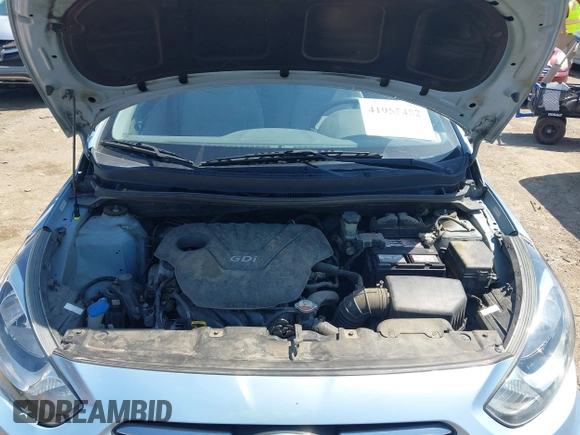 2012 Hyundai Accent SE with VIN KMHCU5AE0CU022050, listed as a IAAI auction lot 41955452 with 140,460 mi miles. Bid and sale history available at carsss.com. Image 10.