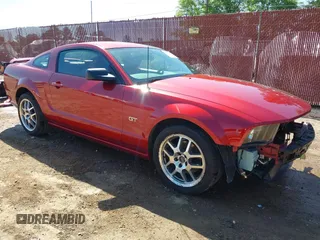2005 Ford Mustang GT Deluxe with VIN 1ZVHT82H455106809, listed as a IAAI auction lot 42010527 with 76,049 mi miles and . Bid and sale history available at DreamBid. Image 1.