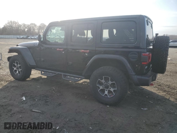2021 Jeep Wrangler Unlimited Rubicon with VIN 1C4HJXFN5MW633804, listed as a Copart auction lot 47534015 with Not Provided miles and Salvage Title. Bid and sale history available at DreamBid. Image 2.