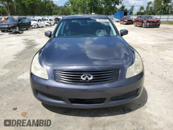 2007 Infiniti G35 Journey with VIN JNKBV61E37M719106, listed as a Copart auction lot 52534495 with 127,479 mi miles and Salvage Title. Bid and sale history available at DreamBid. Image 5.