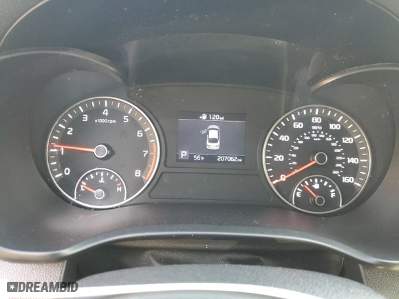 2019 Kia Optima EX with VIN 5XXGU4L1XKG317378, listed as a Copart auction lot 48016665 with 207,062 mi miles and Salvage Title. Bid and sale history available at carsss.com. Image 9.