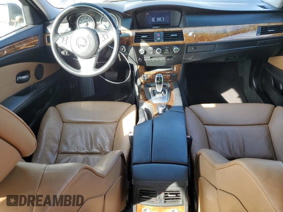 2009 BMW 5 Series 550i with VIN WBANW53559CT55439, listed as a Copart auction lot 52215715 with 135,715 mi miles and Clean Title. Bid and sale history available at carsss.com. Image 8.