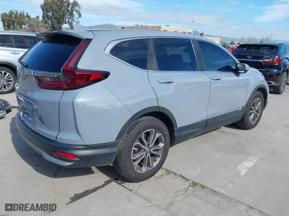 2020 Honda CR-V EX-L with VIN 2HKRW1H87LH417774, listed as a IAAI auction lot 41900670 with 41,248 mi miles. Bid and sale history available at carsss.com. Image 4.