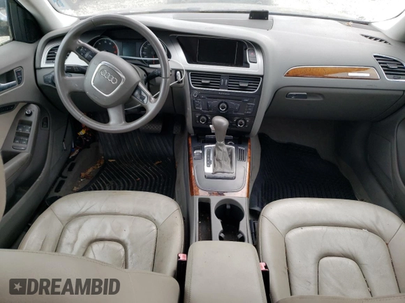 2009 Audi A4 Premium Plus with VIN WAUSF78K39A098158, listed as a Copart auction lot 55299645 with Not provided miles and Clean title. Bid and sale history available at DreamBid. Image 8.