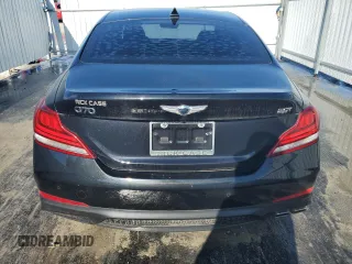2021 Genesis G70 2.0T with VIN KMTG34LA8MU066815, listed as a Copart auction lot 71603554 with 26,195 mi miles and Clean Title. Bid and sale history available at carsss.com. Image 6.