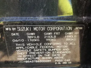 2011 Suzuki SX4 Crossover with VIN JS2YB5A37B6300689, listed as a Copart auction lot 58389434 with 126,802 mi miles and Salvage Title. Bid and sale history available at carsss.com. Image 12.