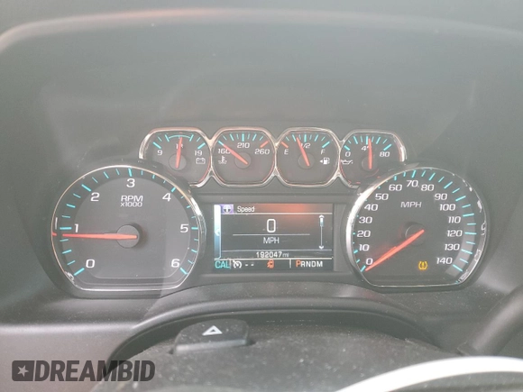 2016 Chevrolet Silverado 1500 LT with VIN 1GCVKREH3GZ409795, listed as a Copart auction lot 49231785 with 192,047 mi miles and Clean Title. Bid and sale history available at DreamBid. Image 9.