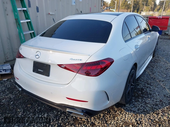 2023 Mercedes-Benz C 300 with VIN W1KAF4HB9PR142827, listed as a IAAI auction lot 41419476 with 21,041 mi miles and . Bid and sale history available at DreamBid. Image 4.