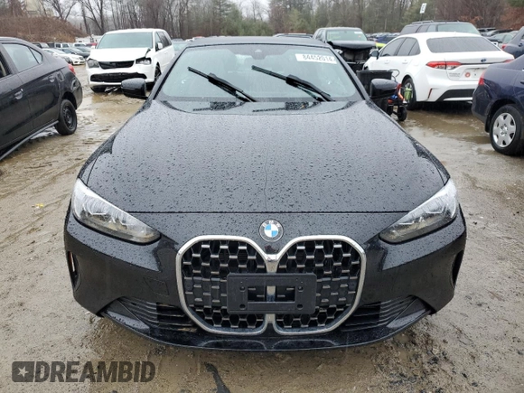 2024 BMW 4 Series 430i z VIN WBA23AT09RCN57810, wystawiony jako Copart lot #84452014 z przebiegiem Nie podano mil oraz Szkoda całkowita • Salvage title. Historia ofert i sprzedaży dostępna na DreamBid. Obrazek 5.
