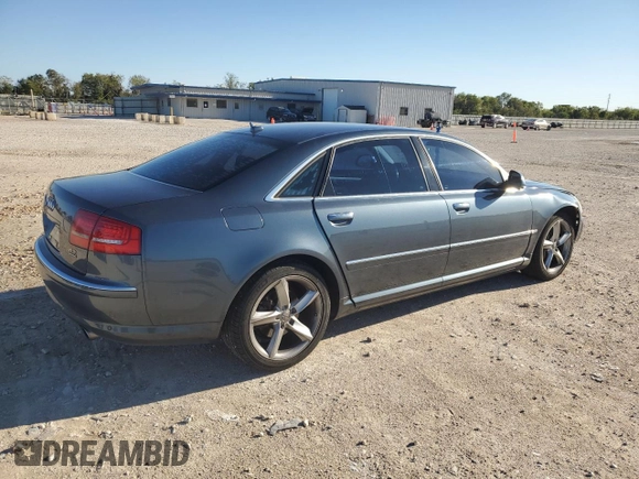 2008 Audi A8 L 4.2L with VIN WAUMV94E08N005238, listed as a Copart auction lot 79570164 with 130,884 mi miles and Salvage Title. Bid and sale history available at carsss.com. Image 3.