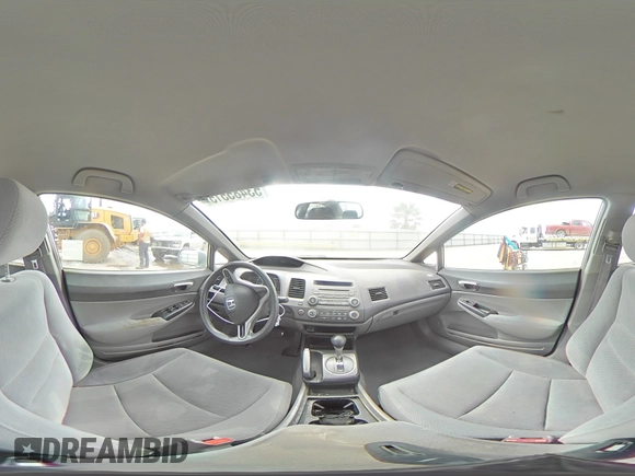 2011 Honda Civic LX with VIN 2HGFA1F59BH309708, listed as a Copart auction lot 53485515 with 215,954 mi miles and Salvage Title. Bid and sale history available at DreamBid. Image 13.