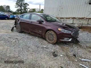 2018 Ford Fusion Energi Titanium with VIN 3FA6P0SU5JR195168, listed as a Copart auction lot 46533273 with 222,773 mi miles. Bid and sale history available at carsss.com. Image 4.