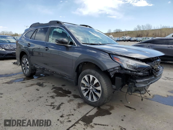 2024 Subaru Outback Limited с VIN 4S4BTANC9R3207986, выставлен на аукционе Copart как лот 53884425 с пробегом 14 024 миль миль и Списание • Salvage title. История ставок и продаж доступна на DreamBid. Изображение 4.