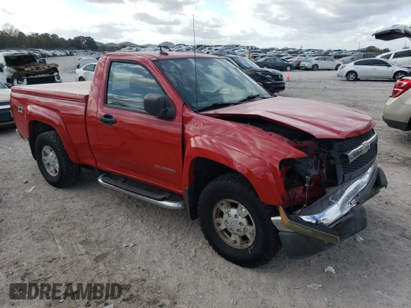 2005 Chevrolet Colorado Z85 with VIN 1GCDT146X58291127, listed as a Copart auction lot 78512484 with 198,544 mi miles and Clean title. Bid and sale history available at DreamBid. Image 4.
