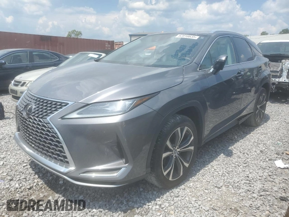 2020 Lexus RX 350 with VIN 2T2HZMAA4LC171993, listed as a Copart auction lot 62016635 with 57,712 mi miles and Salvage title. Bid and sale history available at DreamBid. Image 1.
