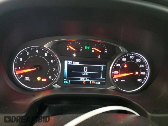 2018 GMC Acadia SLT with VIN 1GKKNULS2JZ174541, listed as a Copart auction lot 45917065 with 97,811 mi miles and Salvage Title. Bid and sale history available at DreamBid. Image 9.