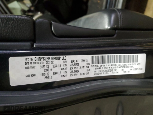 2013 Jeep Grand Cherokee Laredo with VIN 1C4RJFAG4DC587245, listed as a Copart auction lot 44062795 with 175,690 mi miles and Clean Title. Bid and sale history available at carsss.com. Image 13.