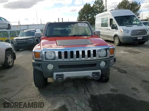 2008 Hummer H3 SUV Alpha with VIN 5GTEN63LX88186099, listed as a Copart auction lot 47097095 with 208,039 mi miles and Salvage Title. Bid and sale history available at carsss.com. Image 10.